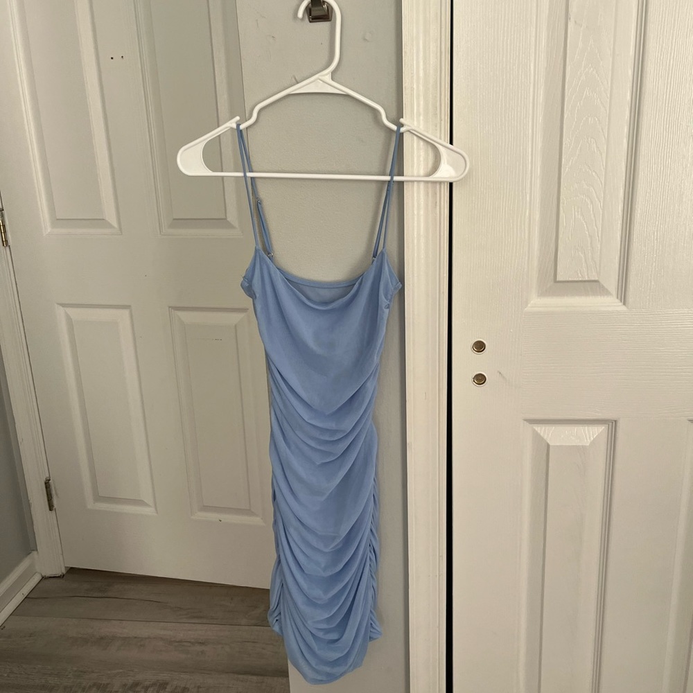 Blue Lucy in the Sky mini bodycon dress- size small